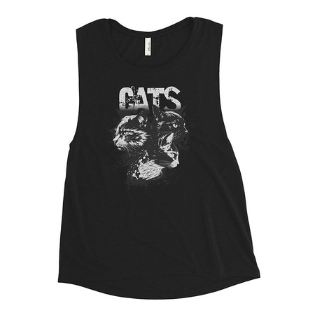 [ID: 271-G349] Cats Women's Muscle Tank