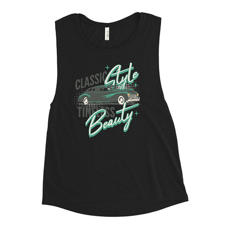 [ID: 271-G386] Classic Style Timeless Beauty Women's Muscle Tank