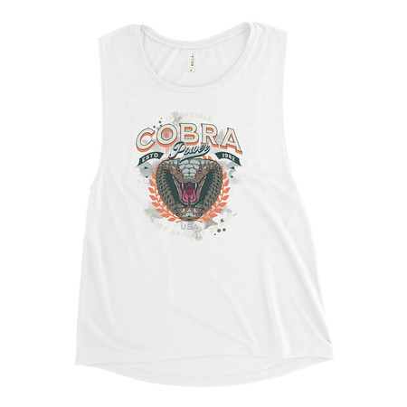[ID: 271-G390] Cobra Power - Sports Women's Muscle Tank