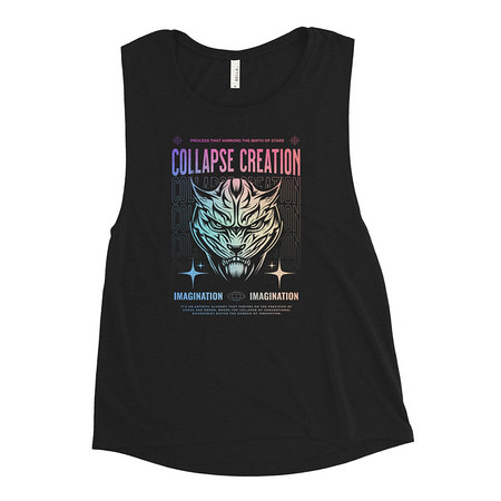 [ID: 271-G406] Collapse Creation Women's Muscle Tank