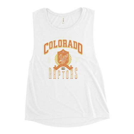 [ID: 271-G407] Colorado Raptors - Rugby Sports Team Women's Muscle Tank