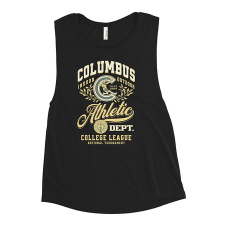 [ID: 271-G412] Columbus Athletic Women's Muscle Tank