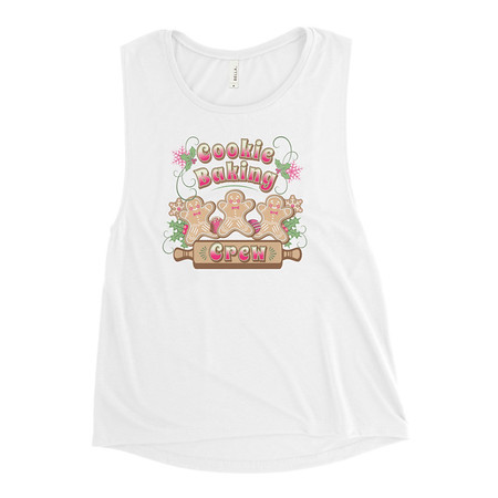 [ID: 271-G415] Cookie Baking Crew Women's Muscle Tank