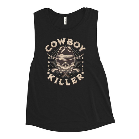 [ID: 271-G428] COWBOY KILLER Women's Muscle Tank