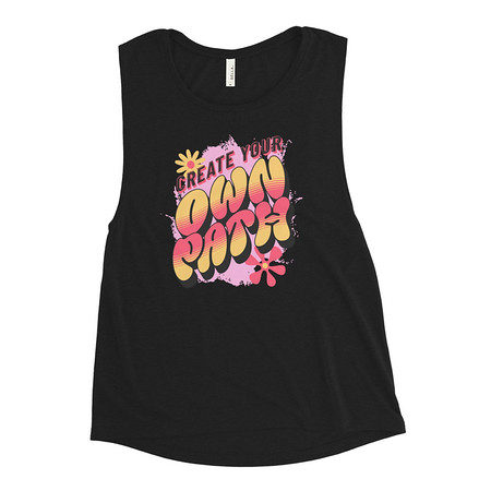[ID: 271-G431] Create Your Own Path Women's Muscle Tank
