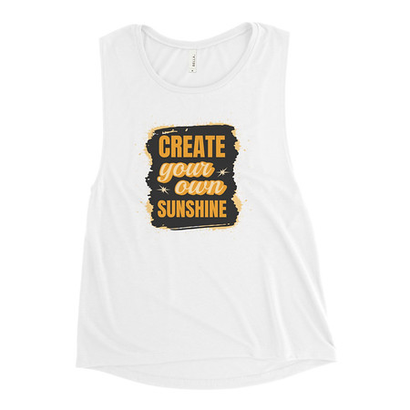 [ID: 271-G432] Create your own Sunshine Women's Muscle Tank
