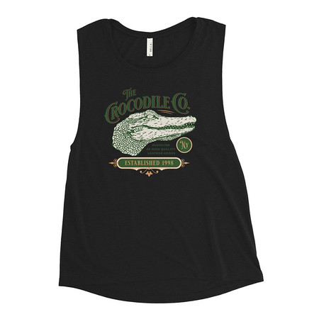 [ID: 271-G439] Crocodile Co. - Wild Animal Women's Muscle Tank