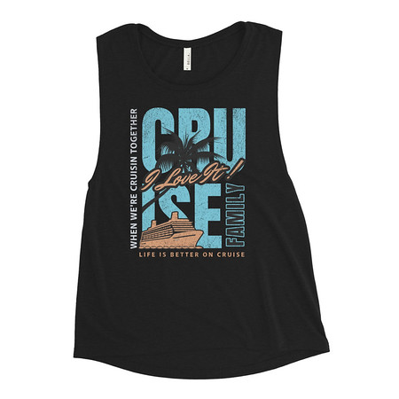 [ID: 271-G440] Cruise Ship Women's Muscle Tank