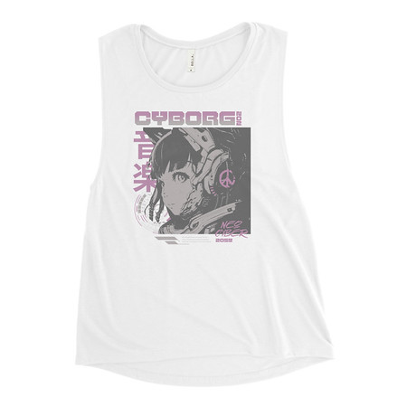 [ID: 271-G459] Cyborg - Y2k Style Women's Muscle Tank