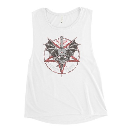 [ID: 271-G486] DEMON DEATH Women's Muscle Tank