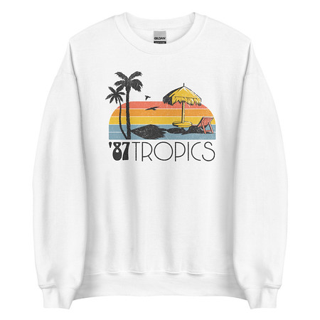 [ID: 145-G2] '87 Tropics Unisex Crew Neck Sweatshirt
