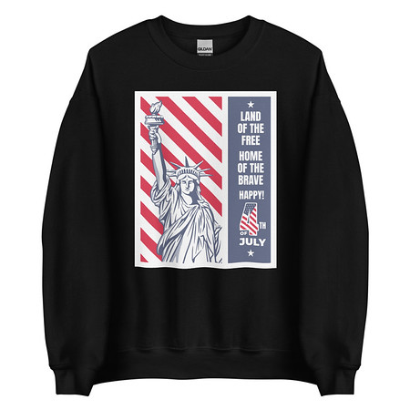 [ID: 145-G8] 4th of July Unisex Crew Neck Sweatshirt