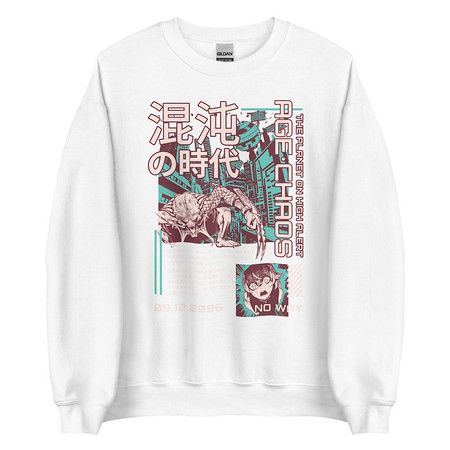 [ID: 145-G34] Age of Chaos - Japanese Anime Unisex Crew Neck Sweatshirt