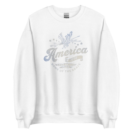 [ID: 145-G61] America 1776 Unisex Crew Neck Sweatshirt