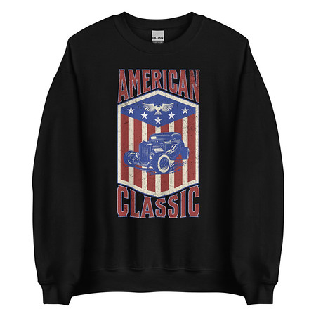 [ID: 145-G66] american classic Unisex Crew Neck Sweatshirt