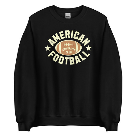 [ID: 145-G69] American Football - Athletic Sports Unisex Crew Neck Sweatshirt
