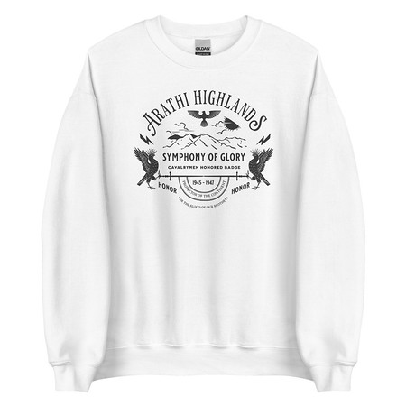 [ID: 145-G98] Arathi Honor Badge - Veteran Unisex Crew Neck Sweatshirt
