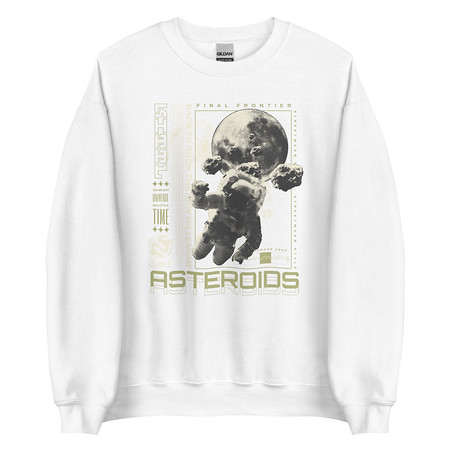 [ID: 145-G106] Asteroids Unisex Crew Neck Sweatshirt
