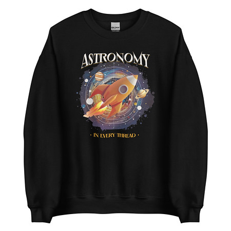 [ID: 145-G111] Astronomy in Every Thread Unisex Crew Neck Sweatshirt