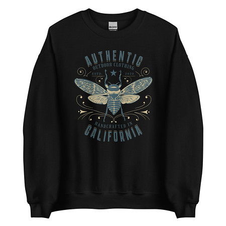 [ID: 145-G115] Authentic Outdoor Co. - Insect Unisex Crew Neck Sweatshirt