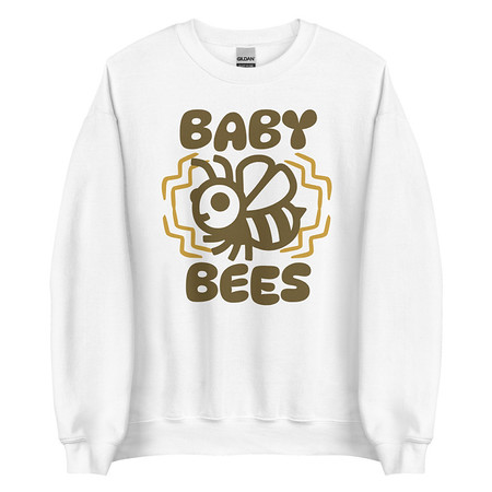 [ID: 145-G122] Baby Bees - Cute Insect Unisex Crew Neck Sweatshirt