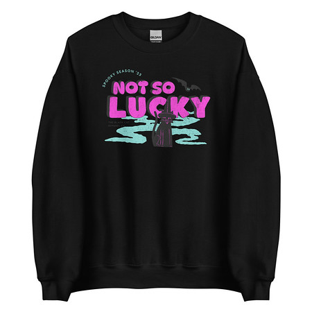 [ID: 145-G127] Bad Luck Kitty - Halloween Unisex Crew Neck Sweatshirt