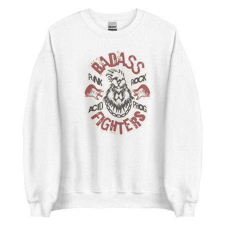 [ID: 145-G130] Badass Fighters Unisex Crew Neck Sweatshirt