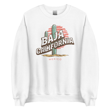 [ID: 145-G132] Baja Cali Mexico Unisex Crew Neck Sweatshirt