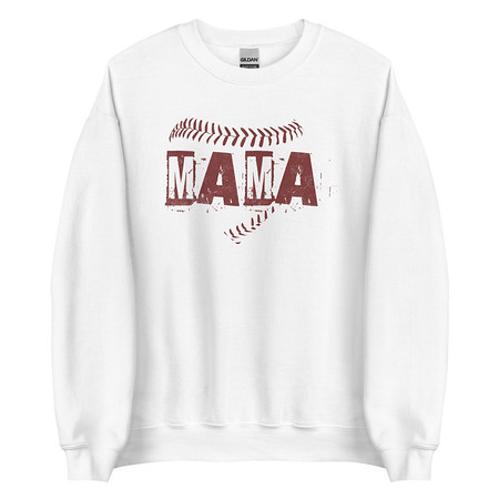 [ID: 145-G142] Baseball MAMA Unisex Crew Neck Sweatshirt