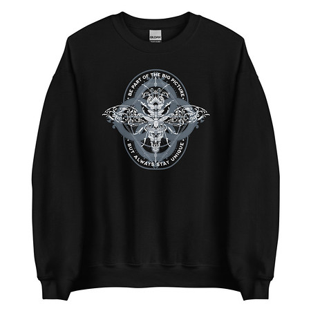 [ID: 145-G159] Be Part of the Big Picture - Insect Unisex Crew Neck Sweatshirt
