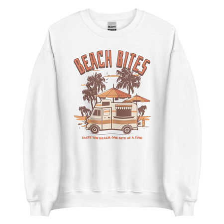 [ID: 145-G162] Beach Bites Unisex Crew Neck Sweatshirt