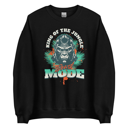 [ID: 145-G171] Beast Mode Unisex Crew Neck Sweatshirt