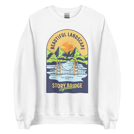 [ID: 145-G172] Beautiful Landscape - Outdoor Unisex Crew Neck Sweatshirt