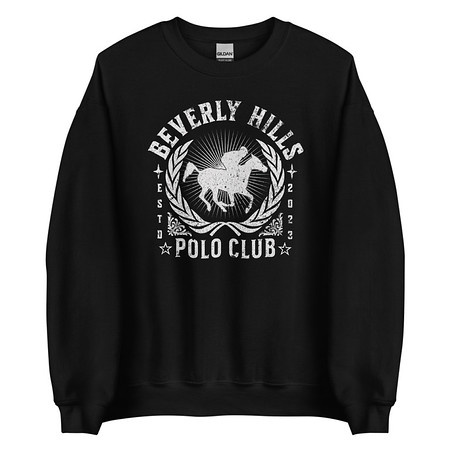 [ID: 145-G196] BEVERLY HILLS POLO CLUB Unisex Crew Neck Sweatshirt