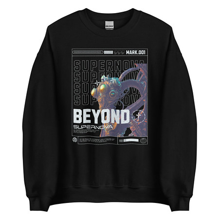 [ID: 145-G198] Beyond Supernova Unisex Crew Neck Sweatshirt