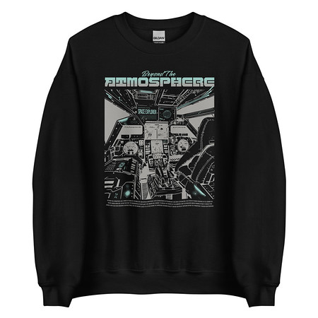 [ID: 145-G199] Beyond The Atmosphere Unisex Crew Neck Sweatshirt