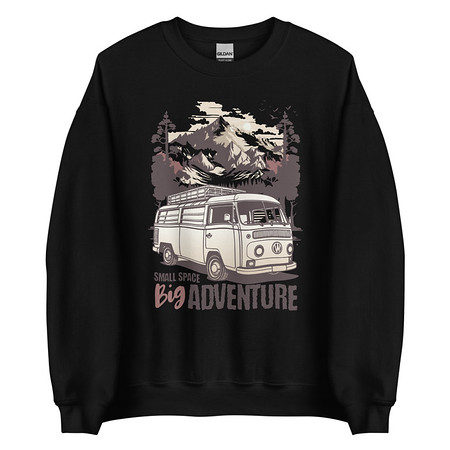 [ID: 145-G200] Big Adventure Unisex Crew Neck Sweatshirt