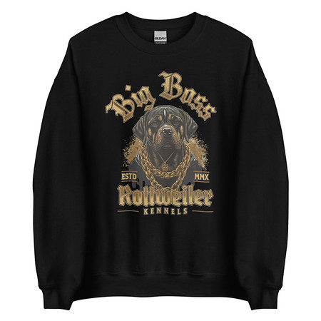 [ID: 145-G201] Big Boss Kennels Unisex Crew Neck Sweatshirt