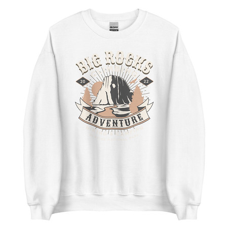[ID: 145-G203] Big Rocks Climbing - Outdoor Adventure Unisex Crew Neck Sweatshirt