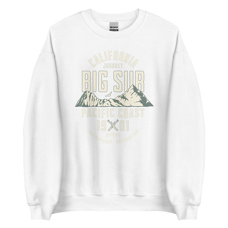 [ID: 145-G204] Big Sur - Outdoor Mountain Unisex Crew Neck Sweatshirt