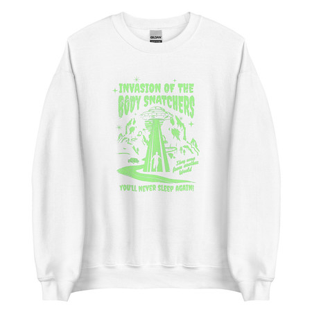 [ID: 145-G247] Body Snatchers - UFO Invasion Unisex Crew Neck Sweatshirt