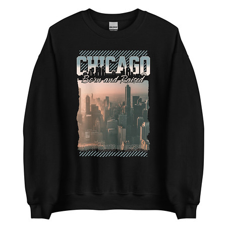 [ID: 145-G257] Born and Raised Unisex Crew Neck Sweatshirt