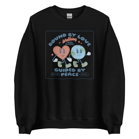 [ID: 145-G272] BOUND BY LOVE Unisex Crew Neck Sweatshirt