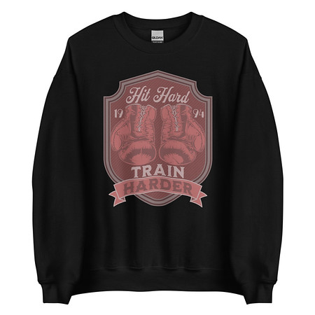[ID: 145-G278] Boxing Training Unisex Crew Neck Sweatshirt