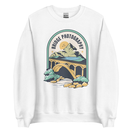[ID: 145-G285] Bridge Photography - Scenic Unisex Crew Neck Sweatshirt