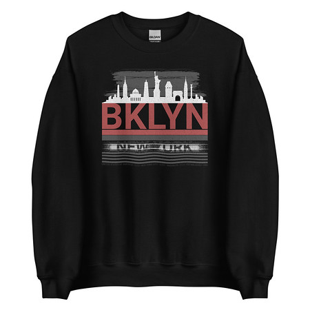 [ID: 145-G289] Brooklyn -New York   Unisex Crew Neck Sweatshirt