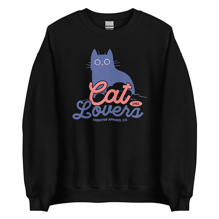[ID: 145-G347] Cats Lovers Unisex Crew Neck Sweatshirt