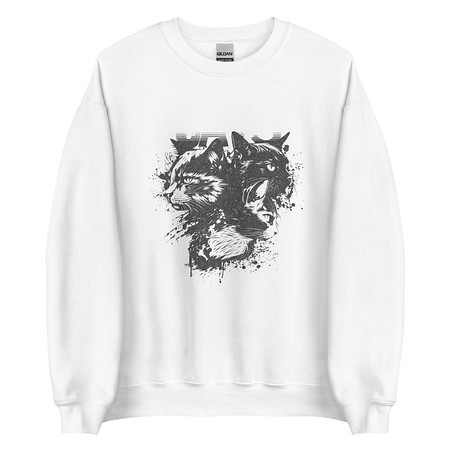 [ID: 145-G349] Cats Unisex Crew Neck Sweatshirt