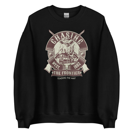 [ID: 145-G360] Chasing the Frontier Unisex Crew Neck Sweatshirt