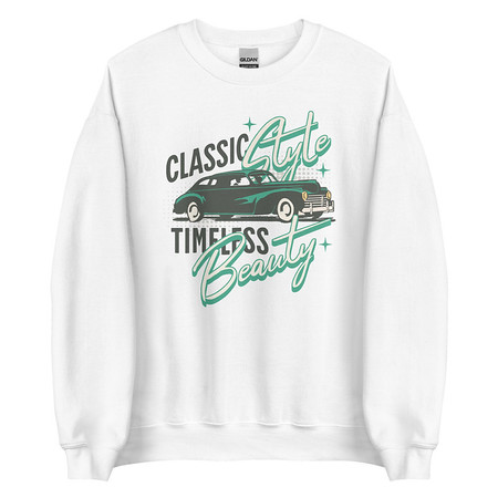 [ID: 145-G386] Classic Style Timeless Beauty Unisex Crew Neck Sweatshirt